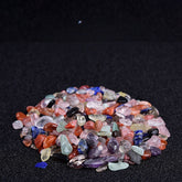 Natural crystal seven color stone degaussing stone -21518COL